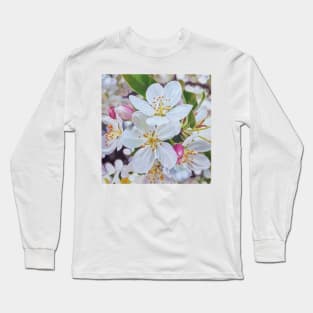 Anticipation - Spring Flower painting Long Sleeve T-Shirt